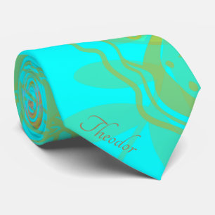 Cravate Chic Butterfly Aquamarine