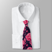 Cravate Chic Christmas Gift For Him Rose Flower (Attaché)