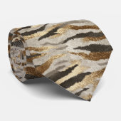 Cravate Chic Dads Day Gifts Tiger Skin (Roulé)