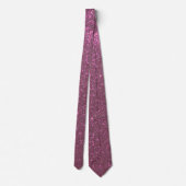 Cravate Chic Elegant Plum Purple Sparkly Glitter (Dos)