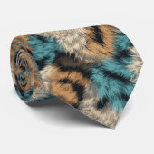 Cravate Chic Gift  For Boyfriend Animal Print	This pattern (Roulé)