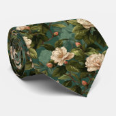 Cravate Chic Gifts For Dad Gardenias Floral (Roulé)