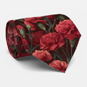 Cravate Chic Graduation Gifts For Him Carnation Floral (Roulé)