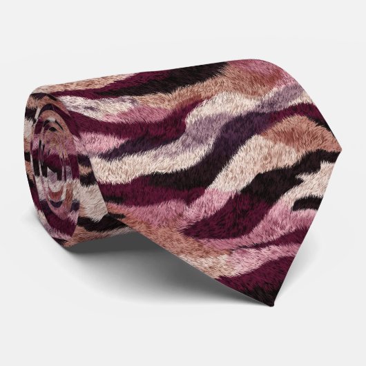 Cravate Chic Groomsmen Tiger (Roulé)