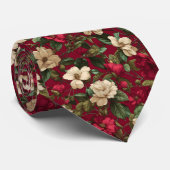 Cravate Chic Mens Accessories Gardenias Flower (Roulé)