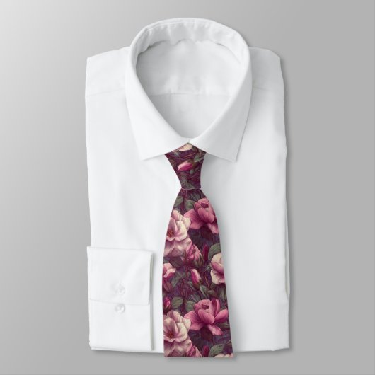 Cravate Chic Mens Fashion Gardenias (Attaché)