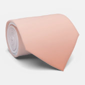 Cravate chic minimaliste pastel poussiéreux rose sombre ro (Roulé)