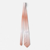 Cravate chic minimaliste pastel poussiéreux rose sombre ro (Dos)