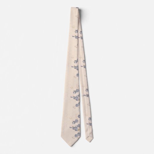 Cravate Chic Peach Honeycomb Hexagon Motif (Devant)
