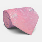 Cravate Chic Shabby Distressed rose (Roulé)