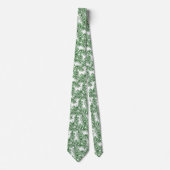Cravate Chic Tropical Green Palm Tree Feuille Art d'été (Devant)