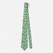 Cravate Chic Tropical Green Palm Tree Feuille Art d'été (Devant)