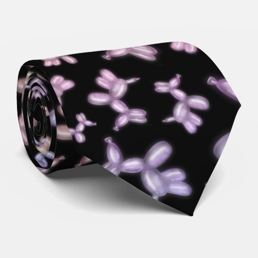 Cravate Chien à ballets (Roulé)