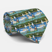 Cravate Chien à voile 3 - Voiliers (Roulé)