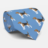 Cravate Chien beagle (Roulé)