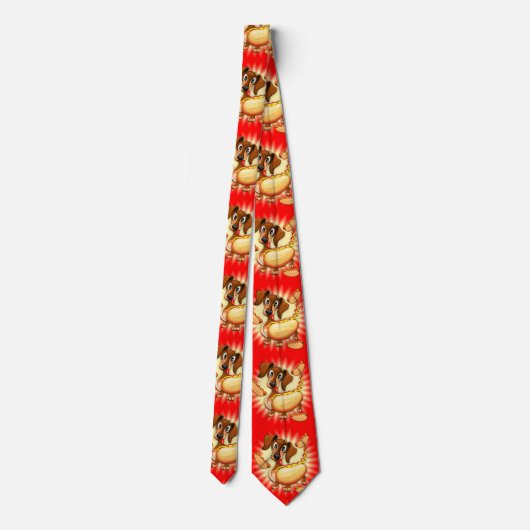 Cravate Chien chaud Dachshund (Dos)
