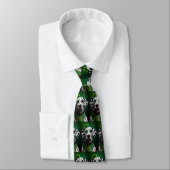 Cravate Chien dalmate en tenue de la Saint Patrick (Attaché)