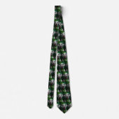 Cravate Chien dalmate en tenue de la Saint Patrick (Dos)