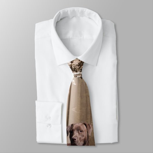 Cravate Chien dans les bois (Attaché)