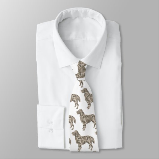 Cravate Chien d'arrêt Plat-Enduit (Attaché)