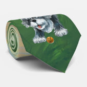 Cravate Chien de berger hirsute (Roulé)