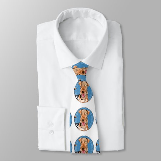 Cravate Chien de Cute Airedale (Attaché)