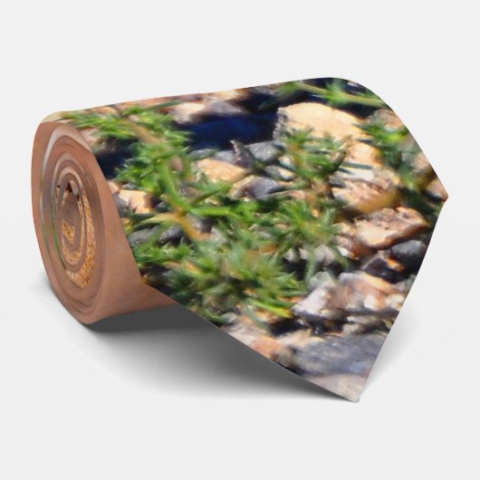 Cravate Chien de prairie mignon (Roulé)