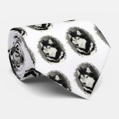 Cravate Chien de traîneau sibérien (Roulé)