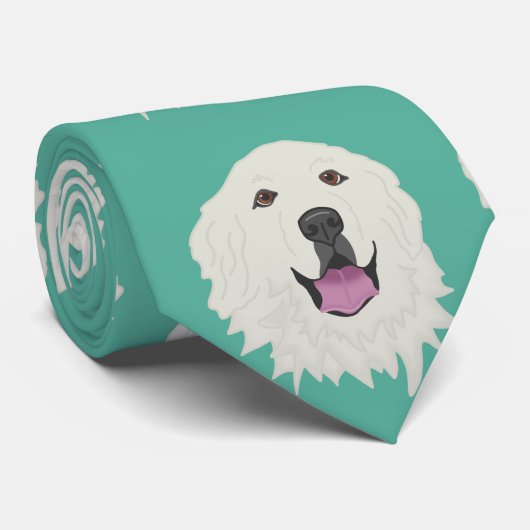 Cravate Chien des Pyrénées (Roulé)