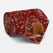 Cravate Chien drôle (Roulé)