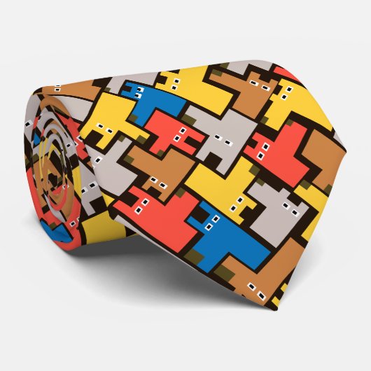 Cravate Chiens (Roulé)