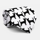 Cravate Chiens de Chihuahua (Roulé)