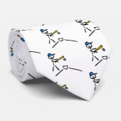 Cravate Chiffre de bâton de base-ball (Roulé)
