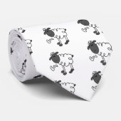 Cravate Chiffre T-shirts et cadeaux de bâton de moutons (Roulé)