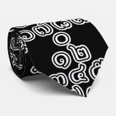 Cravate Chiffres thaïlandais Pyramide ♦ Script en thaï ♦ (Roulé)