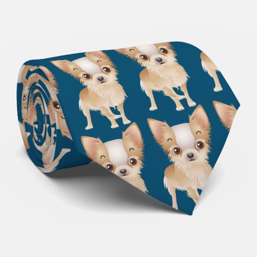 Cravate chihuahua (Roulé)