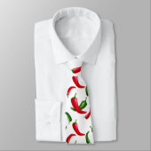 CRAVATE CHILI BLANCHE (Attaché)