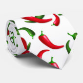 CRAVATE CHILI BLANCHE (Roulé)