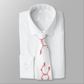Cravate Chili Capsaicin Formule chimique moléculaire (Attaché)