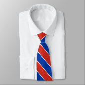 Cravate Chilien Drapeau Couleurs élégantes (Attaché)