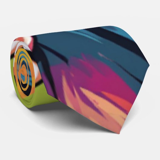 Cravate Chimpanzé fou mignon (Roulé)