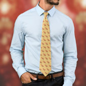 Cravate Chinese Lunar New Year Plum Blossom 5 Blessings 