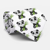 Cravate Chino le panda (Roulé)