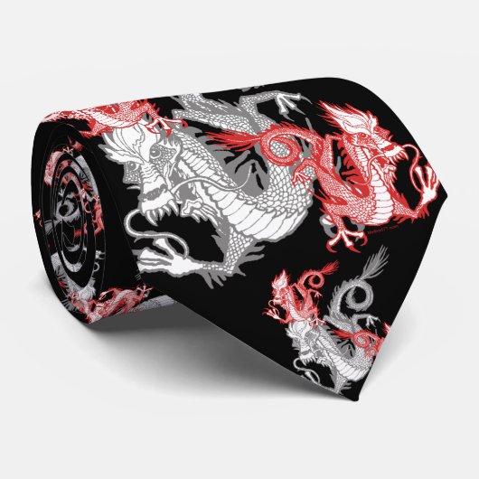 Cravate Chinois DragonsTie (Roulé)