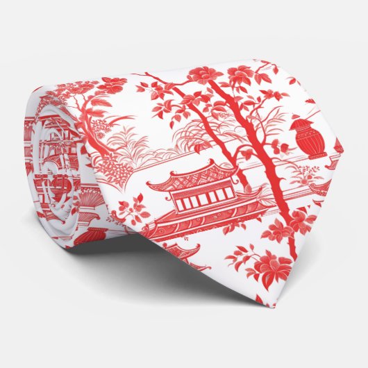 CRAVATE CHINOISERIE BREEZE (Roulé)