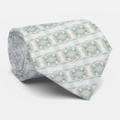 Cravate Chintz de Bohême 72 Vert Brown neutre (Roulé)