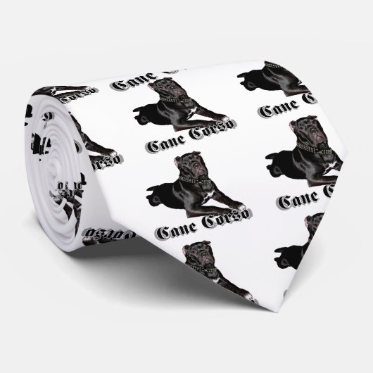 Cravate Chiot de Corso de canne (Roulé)