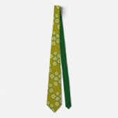 Cravate Chips de chiche vert pâtisserie Motif Dill (Devant)