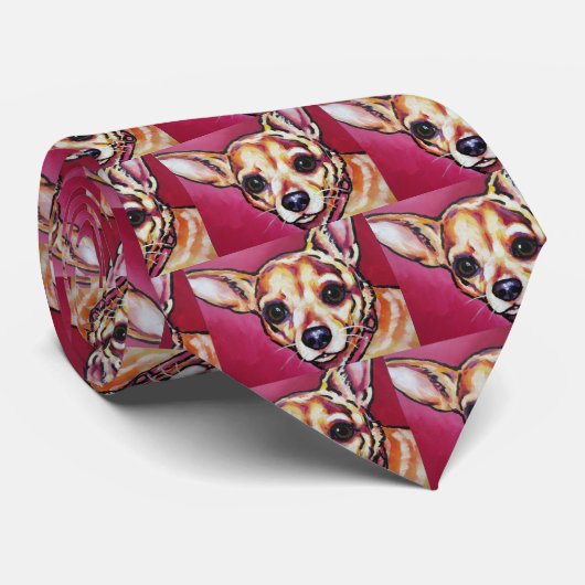 Cravate Chiwawa 2 de faon (Roulé)