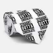 Cravate Chocolat chaud (Roulé)